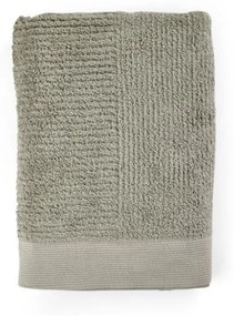 Asciugamano in cotone verde-grigio 140x70 cm Classic - Zone