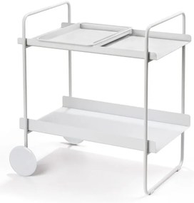 Tavolo da portata in metallo su ruote 40,5x61 cm A-Cocktail - Zone