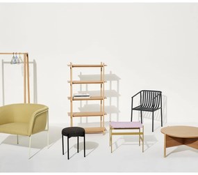 Sgabello grigio scuro Silo - Hübsch