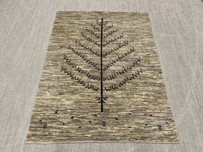 Gabbeh Tappeto 210x160 Beige (Iran) Annodato A Mano