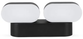 Applique da esterno a LED flessibile 2xLED/12W/230V IP65 nero