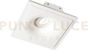 Zephyr faretto da incasso in gesso verniciabile ip20 1 luce attacco...