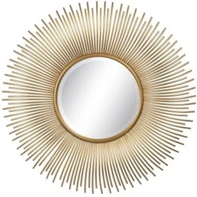 Specchio da parete Dorato Metallo 80 x 6 x 80 cm