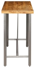Tavolo da bar teak in massello rigenerato 120x58x106 cm