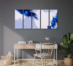 Quadri 5 pezzi – Pittura artistica a tre colori