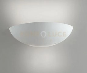 Applique a parete sestriere bianca 1 luce attacco e27 31x12,5x9,5cm...