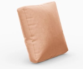 Cuscino in velluto rosa per divano componibile Rome Velvet - Cosmopolitan Design