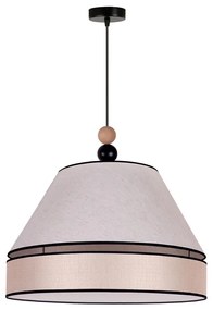 Duolla - Lampadario a sospensione con filo AVIGNON 1xE27/15W/230V diametro 50 cm beige