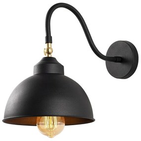 Lampada da parete in metallo nero Opviq luci Fotini - Opviq lights