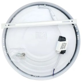 Plafoniera LED LED/24W/230V 4200K diametro 28,5 cm bianco
