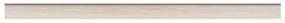 Piastrella battiscopa Courchevel in gres porcellanato bianco opaco L 120 x H 6.5 cm x Sp 9 mm