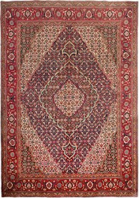 Tabriz Tappeto persiano 250x360 Blu (Iran) Annodato A Mano