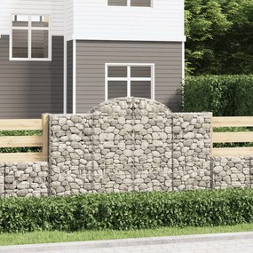 Cesti Gabbioni Ad Arco 15 Pz 200x30x120/140 Cm Ferro Zincato /