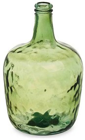 Bottiglia Liscio Decorazione Verde 22 x 37,5 x 22 cm (2 Unità)