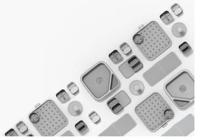 Dispenser di sapone grigio Duo - Joseph Joseph