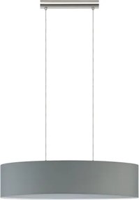 Eglo 55276 - Lampada a sospensione con cavo PASTERI 2xE27/60W/230V grigio