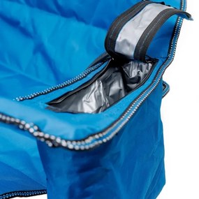 Tavolo da campeggio pieghevole + 2x sedia blu