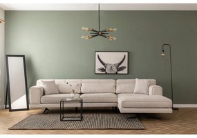 Divano angolare beige chiaro, angolo destro Jivago - Artie