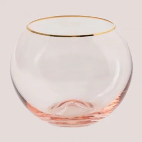 Pack da 4 Bicchieri in vetro 51 cl Candy Rosa - Sklum