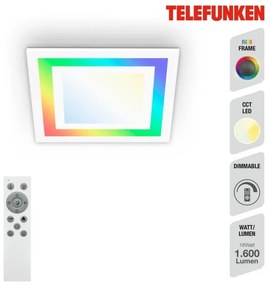 Telefunken 318706TF - Pannello LED dimmerabile LED/18W/230V 3000-6500K + telecomando