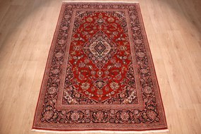 Kashan Tappeto 220x140 (Iran) Annodato A Mano