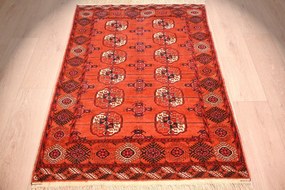 Turkmen Tappeto 100 x 130 (Afghanistan) Annodato A Mano