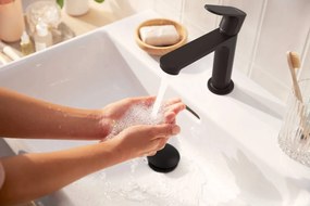 Set rubinetteria lavabo coolstart e bidet con scarico pop up nero opaco Rebris S Hansgrohe