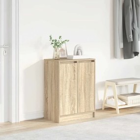 Scarpiera Rovere Sonoma 57x34x76 Cm İn Legno Multistrato /