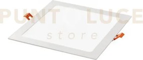 Incasso led flap bianco 18w 1980lm cct 3000k / 4000k / 6500k 22,5x2...