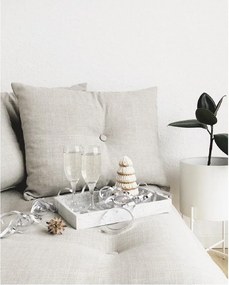 Poggiapiedi Naturale Chiaro/Grigio Senza - Karup Design