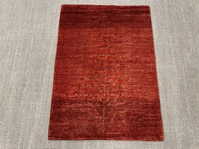 Gabbeh Tappeto persiano 80x110 Rosso (Iran) Annodato A Mano