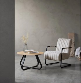 Poltrona beige Trout - Unique Furniture