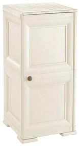 Armadio basso Omnimodus in polipropilene, beige L 40 x H 85.5 x P 47 cm, 1 anta, adatto per interno/esterno