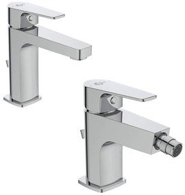 Cerafine D Gruppo Lavabo H105 Cpiletta E Gruppo Bidet Cromo