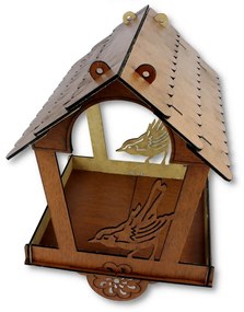 Casetta per uccellini in legno - Grande