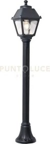 Alba palo 100 cm 1 luce attacco e27 nero ip55