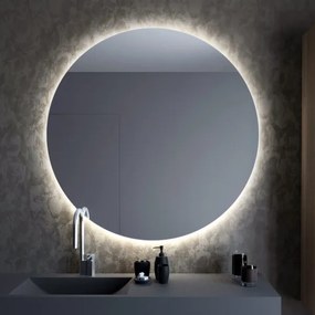 Baltica Design - Specchio da bagno LED con retroilluminazione BRIGHT 15W/230V 4500K Ø 70 cm IP65