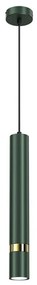 Lampada a sospensione su cavo JOKER 1xGU10/25W/230V verde/oro