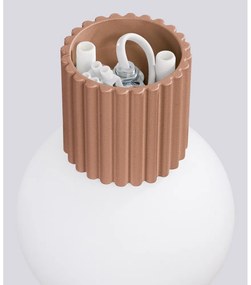 Lampada da parete marrone chiaro ø 12 cm Orbital – Sollux