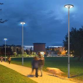 Brilagi -Asta in metallo per palo d'illuminazione esterna 5 m, diametro 58 mm, antracite
