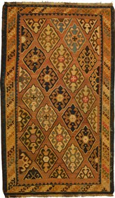 Kilim Tappeto persiano 240 x 140 Marrone (Iran) Tessuto A Mano