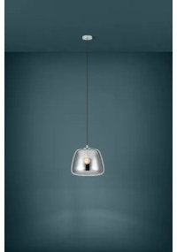 Eglo 39665 - Lampadario a sospensione con filo ALBARINO 1xE27/40W/230V diametro 35 cm fumé
