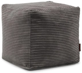 Puof a sacco verde con rivestimento in velluto a coste Up! MooG – SLOWDOWN