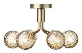 Apiales 6 Plafoniera Brushed Brass/Optic Gold - Nuura