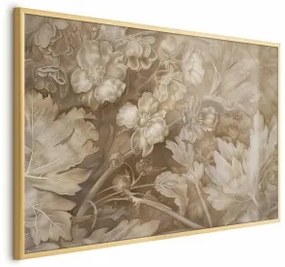Poster - Ornamental Floral Carvings Cornice d'oro 60x40