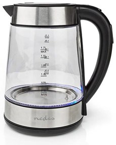 Nedis KAWK320EGS - Bollitore 1,7 L 2200W/230V