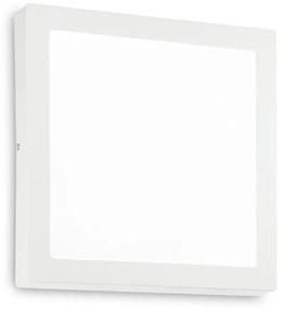 Applique Moderna Square Universal Alluminio-Plastiche Bianco Led 25W 3000K D30