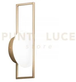 Applique a parete led fobos oro 12w 1900lm cct 3000k 4000k 6500k 10...