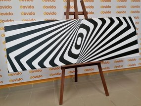 Stampa su tela – Illusione in bianco e nero