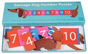 Puzzle 16 pezzi Sausage Dog - Rex London